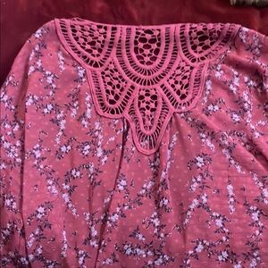 Floral Pink girls cardigan